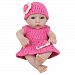 Chinatera Baby Girls Soft Cute Silicone 3D Dolls Infant Toy Gift
