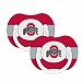 NCAA Ohio State University Baby Fanatic Pacifiers (2-Pack) by Baby Fanatic