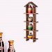 ExclusiveLane Dhokra Work And Warli Hanpainted Wall Decor In Sheesham - Wall Shelves Wall Hanging Wall Décor Home Décor in Wood Bedroom Living Room Kitchen Wall Shelf Racks Flower Pots Showpieces Vases Decorative Art