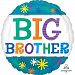 Anagram 18 Inch Big Brother Stars Circle Foil Balloon (One Size) (Blue/White)