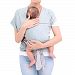 LAPAYA Baby Carrier 4-in-1 Baby Wrap and Infant Sling Comfortable Soft Baby Sling, Grey, Free size by LAPAYA