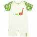 Kushies Baby It's My Planet 2 Romper, Green Print, 3 Months
