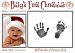 BabyRice New Baby's First Christmas Handprint and Footprint Kit/ Boy Girl Unisex Babys Prints by BabyRice