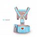 SONARIN Front All Season Hipseat Baby Carrier, Breathable, 100% cotton, Save Effort, One Size Fits All , Cozy & Soothing For Babies, Easy to Carry and Easy Mom , Adapted to Your Child's Growing, 100% GUARANTEE and FREE DELIVERY, Ideal Gift(Light Blue)