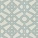 Carousel Designs Spa and Gray Fretwork Fabric by the Yard by Carousel Designs