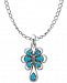 Carolyn Pollack Turquoise Pendant Necklace (1-3/4 ct. t. w. ) in Sterling Silver