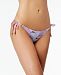 Dolce Vita Shell-Print Side-Tie Bikini Bottoms Women's Swimsuit