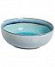 Gibson Elite Reactive Glaze Turquoise Cereal Bowl, Created for Macy's