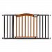 Summer Infant Decorative Wood & Metal 5 Foot Pressure Mounted Gate, Brown/Black