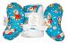 Baby Elephant Ears Head Support Pillow & Matching Blanket Gift Set (Retro Rockets) by Baby Elephant Ears