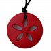 Sand Dollar Teething Necklace by Zen Rocks - a Stylish New Twist to Teething - Ruby by Eyla's