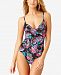 Anne Cole That's A Wrap Printed Wrap-Front One-Piece Swimsuit Women's Swimsuit