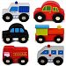 Wooden Toys Cars Bus Engine Emergency Vehicles Educational Toy for Early Learning for Toddlers by NimNik