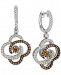Le Vian Chocolatier Diamond Clover Drop Earrings (1-1/4 ct. t. w. ) in 14k White Gold