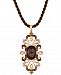 Le VianCrazy Collection Multi-Gemstone Silk Cord Pendant Necklace (6-1/4 ct. t. w. ) in 14k Rose Gold