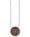 Le Vian Chocolatier Diamond Cluster Halo 18" Pendant Necklace (3/4 ct. t. w. ) in 14k White Gold