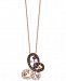 Le Vian Multi-Gemstone (1-7/8 ct. t. w. ) Pendant Necklace in 14k Rose Gold