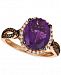 Le Vian Chocolatier Grape Amethyst (2-3/4 ct. t. w. ) and Diamond (3/8 ct. t. w. ) Ring in 14k Rose Gold