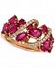Le Vian Passion Ruby (2-5/8 ct. t. w. ) & Diamond (1/5 ct. t. w. ) Ring in 14k Rose Gold