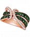 Le Vian Exotics Gladiator Green and White Diamond Ring (1 1/4 ct. t. w. ) in 14k Rose Gold
