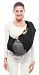Wallaboo Baby Sling Connection, Easy Adjustable Baby Sling, One Size Fits All, Newborn and up, Adapts Perfectly to the Shape and Size of your Baby, Black - Grey