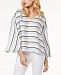 I. n. c. Striped Bell-Sleeve Top, Created for Macy's