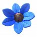 Baby Bathe Toys-Fluffy Blooming Lotus-Baby Toys-Flower Petals (Dark blue)