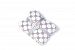 Bacati Dots Plush Throw, Grey, 50" x 60"