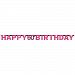 Amscan Prism Pink Happy Birthday Letter Banner (Happy Birthday) (Pink)