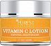 Purest Naturals Anti-Aging Vitamin C Facial Moisturizer Lotion - Best Face Wash For Skin Brightening & Sun Protection - With Green Tea, Hydrating Jojoba Oil & MSM