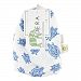 Fitted Crib Sheet in GOTS-Certified Soft Organic Cotton for Baby or Toddler, Turtle Print (Blue)