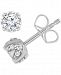 TruMiracle Pave Diamond Stud Earrings (3/4ct. t. w. ) in 14k White Gold