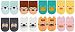 LUXEHOME (YR1604) Anti-Slip Grip Soles Cozy Cartoon Baby Socks, 8 Pairs per Pack (M 2-4 Years)