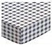 SheetWorld Fitted Pack N Play (Graco Square Playard) Sheet - Grey Gingham Check - Made In USA by sheetworld