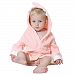 Unisex-Baby Hooded Bathrobe Cotton Bath Towel Cartoon Animal Design (6)