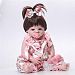 Reborn Baby Doll Lifelike Princess Small Girl Silicone Touch Newborn Babies Preschool Toys With Cloth Body Toy Kids Birthday Xmas Gift. 23inches