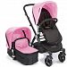 Babyroues Letour Ii Infant-To-Toddler Bassinet & Stroller System Black Frame Pink