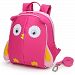 Yodo Upgraded Kids Insulated Toddler Backpack with Safety Harness Leash and Name Label - Playful Preschool Kids Lunch Bag, Owl