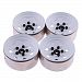 Chinatera 4pcs 1.9inch RC Crawle Accessories of Metal Wheel Rims for D90 SCX10 RC4WD