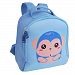 F40C4TMP Kids Backpack Pre-school Kindergarten Neoprene Waterresistant Shoulder Bag Monkey