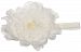 Beautiful Big Flower Headband Accessory for Baby/infant (White)