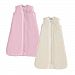 HALO Sleepsack 100% Cotton Wearable Blanket, Soft Pink & Cream, X-Large, 2-Pack