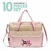 SOHO Collections, 10 Pieces Diaper Bag Set *Limited time offer* (Pink color with Owls)