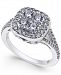 Diamond Cluster Engagement Ring (1 ct. t. w. ) in 14k White Gold