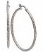 Giani Bernini Medium Textured Hoop Earrings in 18k Gold-Plated Sterling Silver, Created for Macy's