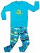 Babygp "Fish" boys 2 Piece Pajama 100% Cotton(size:2-7years) (4T, blue)