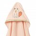 Breganwood Organics Baby & Toddler Hooded Towel, Busy Beaver Woodland Collection