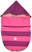7AM Enfant Bee Pod Baby Bunting Bag for Strollers and Car-Seats with Removable Back Panel, Grape/Neon Pink, Small/Medium