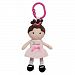 Stork Sales Mini Vibration Rattles with Hook - TuTu Doll - assorted Pink by Stork Sales