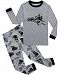 Family Feeling Train Little Boys Long Sleeve Pajamas Sets 100% Cotton Clothes Toddler Kids Pjs Size 2 Years Grey